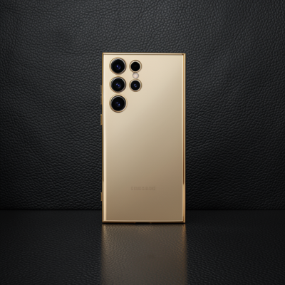 Samsung Galaxy S24 Ultra Kılıf Razer Lensli Silikon - Gold