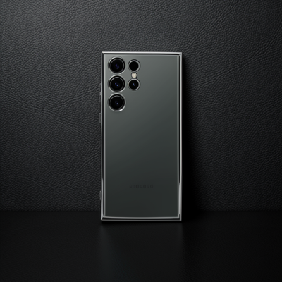 Samsung Galaxy S24 Ultra Kılıf Razer Lensli Silikon - Gümüş