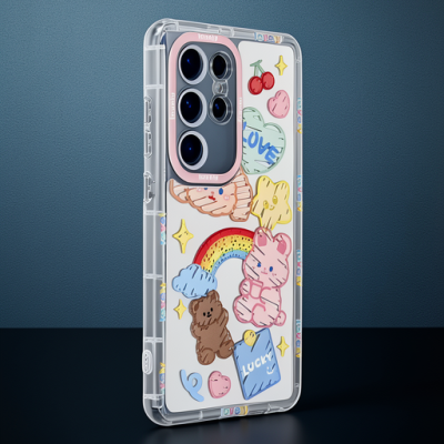Samsung Galaxy S24 Ultra Kılıf Reflexion Desenli Kapak - Desen 4
