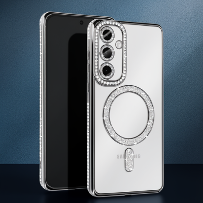 Samsung Galaxy S25 Edge Joke Simli Magneticsafe Kılıf - Gümüş