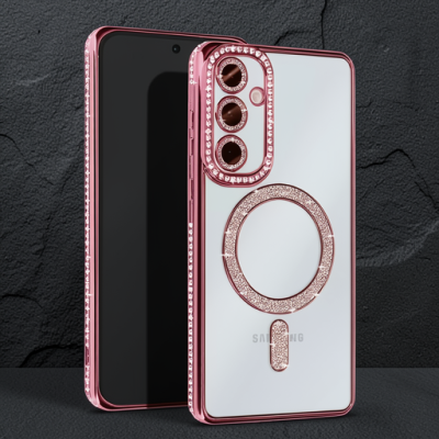 Samsung Galaxy S25 Edge Joke Simli Magneticsafe Kılıf - Pembe