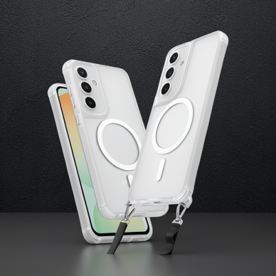 Samsung Galaxy S25 Kılıf Enka Magsafe Silikon Kılıf - Şeffaf