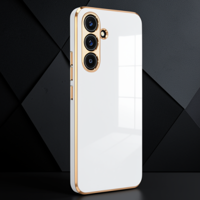 Samsung Galaxy S25 Kılıf Volet Silikon - Beyaz