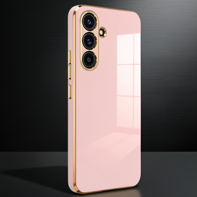 Samsung Galaxy S25 Kılıf Volet Silikon - Pembe