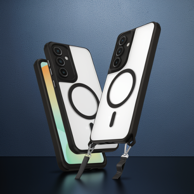Samsung Galaxy S25 Plus Kılıf Enka Magsafe Silikon Kılıf - Siyah