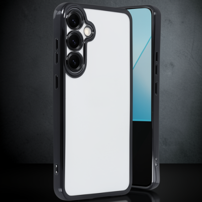 Samsung Galaxy S25 Plus Kılıf Razer Lensli Silikon - Siyah