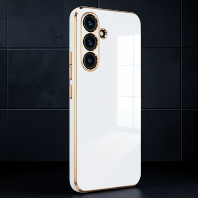 Samsung Galaxy S25 Plus Kılıf Volet Silikon - Beyaz