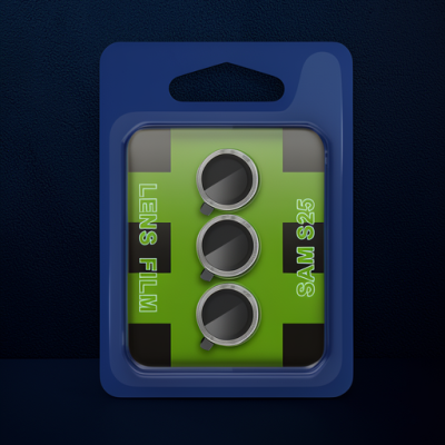 Samsung Galaxy S25 Plus Raze Metal Kamera Lens - Lacivert-mavi
