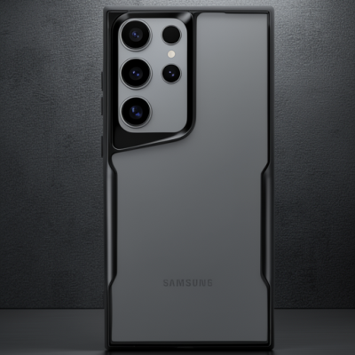 Samsung Galaxy S25 Ultra Kılıf Boyi Silikon Kapak - Siyah
