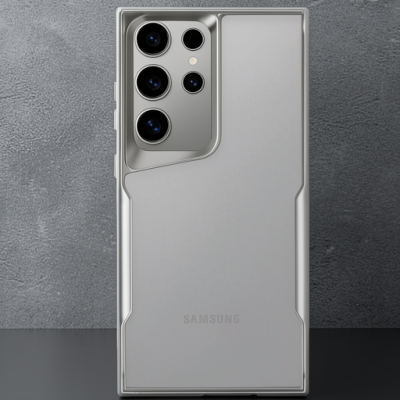 Samsung Galaxy S25 Ultra Kılıf Boyi Silikon Kapak - Titan Gri