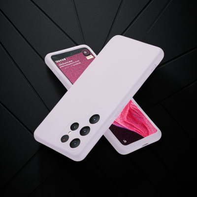 Samsung Galaxy S25 Ultra Kılıf First Silikon - Lila