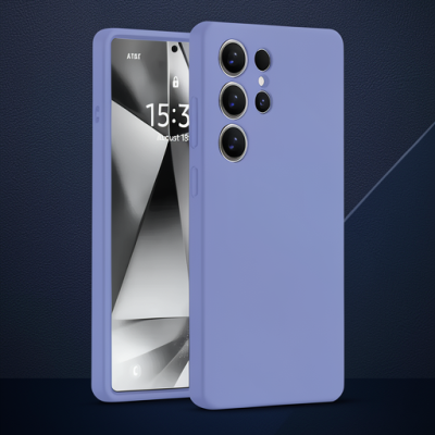 Samsung Galaxy S25 Ultra Kılıf Nano İçi Kadife Silikon - Lila
