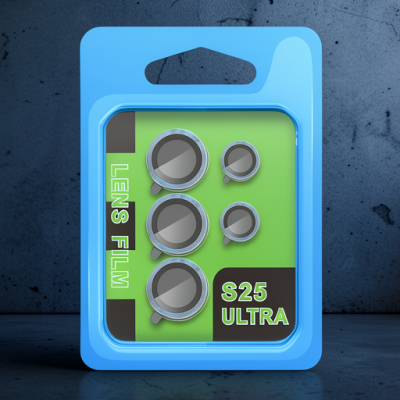 Samsung Galaxy S25 Ultra Raze Metal Kamera Lens - Mavi
