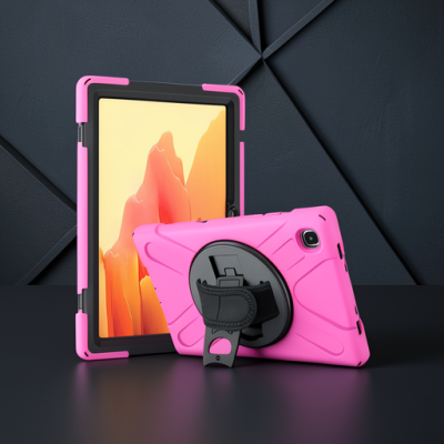 Samsung Galaxy T220 Tab A7 Lite 8.7 Kılıf Amazing Tablet Kapak - Pembe