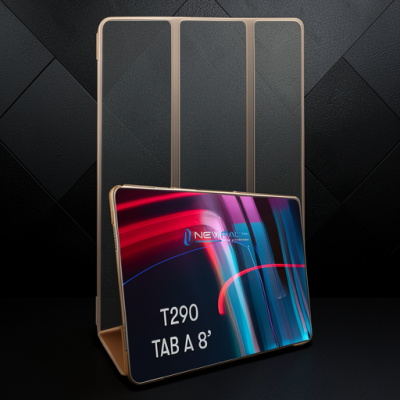 Samsung Galaxy T290 Tab A 8 Kılıf Tablet Smart Kılıf - Gold