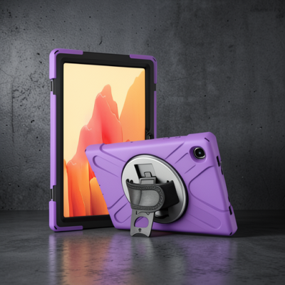Samsung Galaxy T500 Tab A7 10.4 Kılıf Amazing Tablet Kapak - Mor