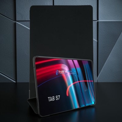 Samsung Galaxy T870 Tab S7 11 Kılıf Tablet Smart Kılıf - Siyah