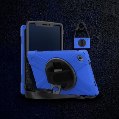 Samsung Galaxy X200 Tab A8 10.5 Kılıf Amazing Tablet Kapak - Mavi