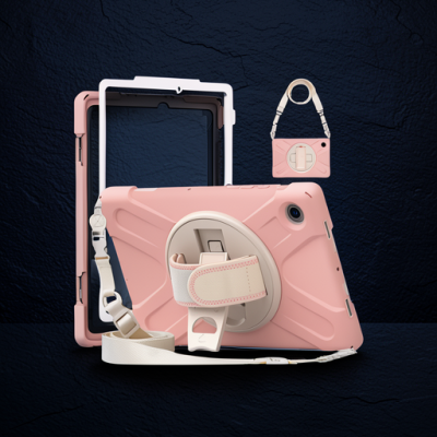Samsung Galaxy X200 Tab A8 10.5 Kılıf Amazing Tablet Kapak - Pembe