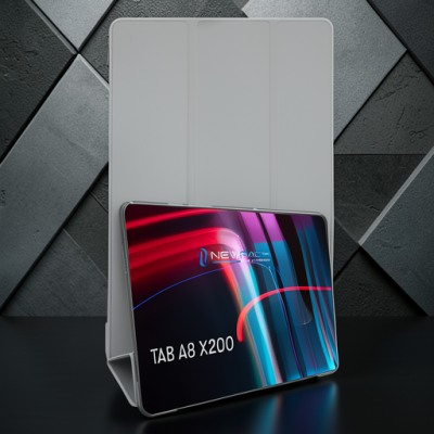 Samsung Galaxy X200 Tab A8 10.5 Kılıf Tablet Smart Kılıf - Gri