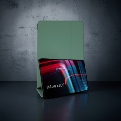 Samsung Galaxy X200 Tab A8 10.5 Kılıf Tablet Smart Kılıf - Koyu Yeşil