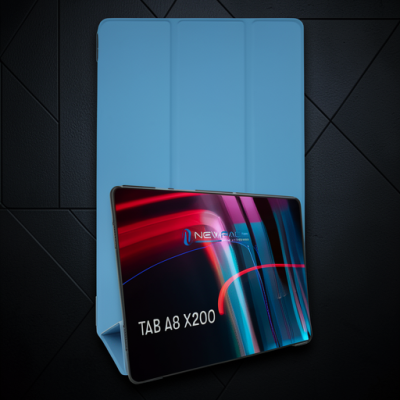 Samsung Galaxy X200 Tab A8 10.5 Kılıf Tablet Smart Kılıf - Mavi