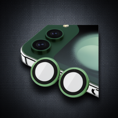 Samsung Galaxy Z Flip 5 Valdez Metal Kamera Lens - Koyu Yeşil