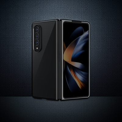 Samsung Galaxy Z Fold 4 Kılıf Fold Element Kapak - Siyah