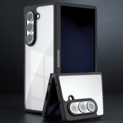 Samsung Galaxy Z Fold 5 Kılıf Blur Fold Kapak - Siyah