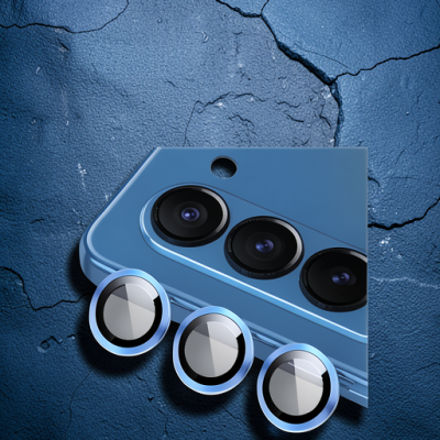 Samsung Galaxy Z Fold 5 Valdez Metal Kamera Lens - Mavi