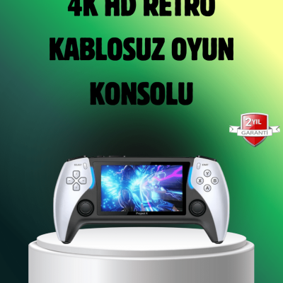Şarjlı 4 Saat Oyun Süreli TV Bağlantılı Retro Oyun Konsolu