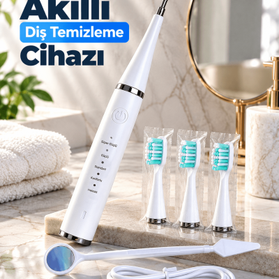 Şarjlı Akıllı Diş Temizleme Cihazı 5 Farklı Temizleme Modlu Hassas Bakım Cihazı