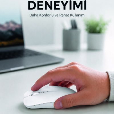 Şarjlı Wireless Mouse Bluetooth Çift Modlu Sessiz Yüksek Hassasiyetli Fare