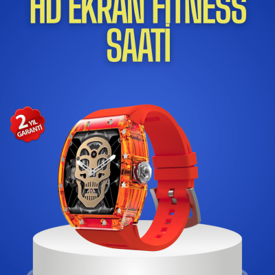 Şeffaf Tasarımlı Akıllı Saat Dokunmatik Ekranlı