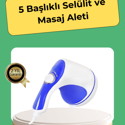 Selülit ve Sıkılaştırıcı Masaj Cihazı – Çok Fonksiyonlu