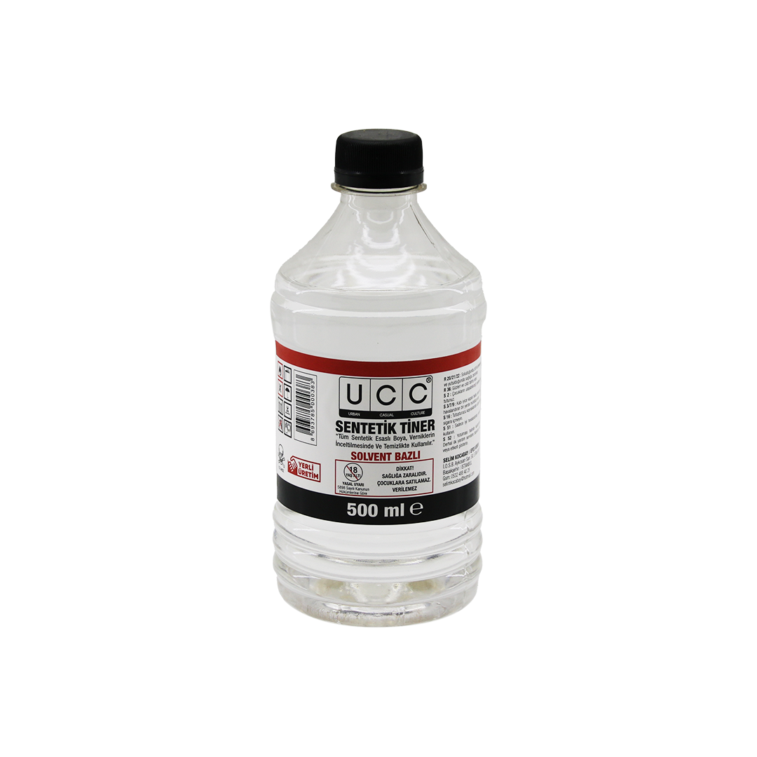 Sentetik tiner 500 ml solvent bazlı