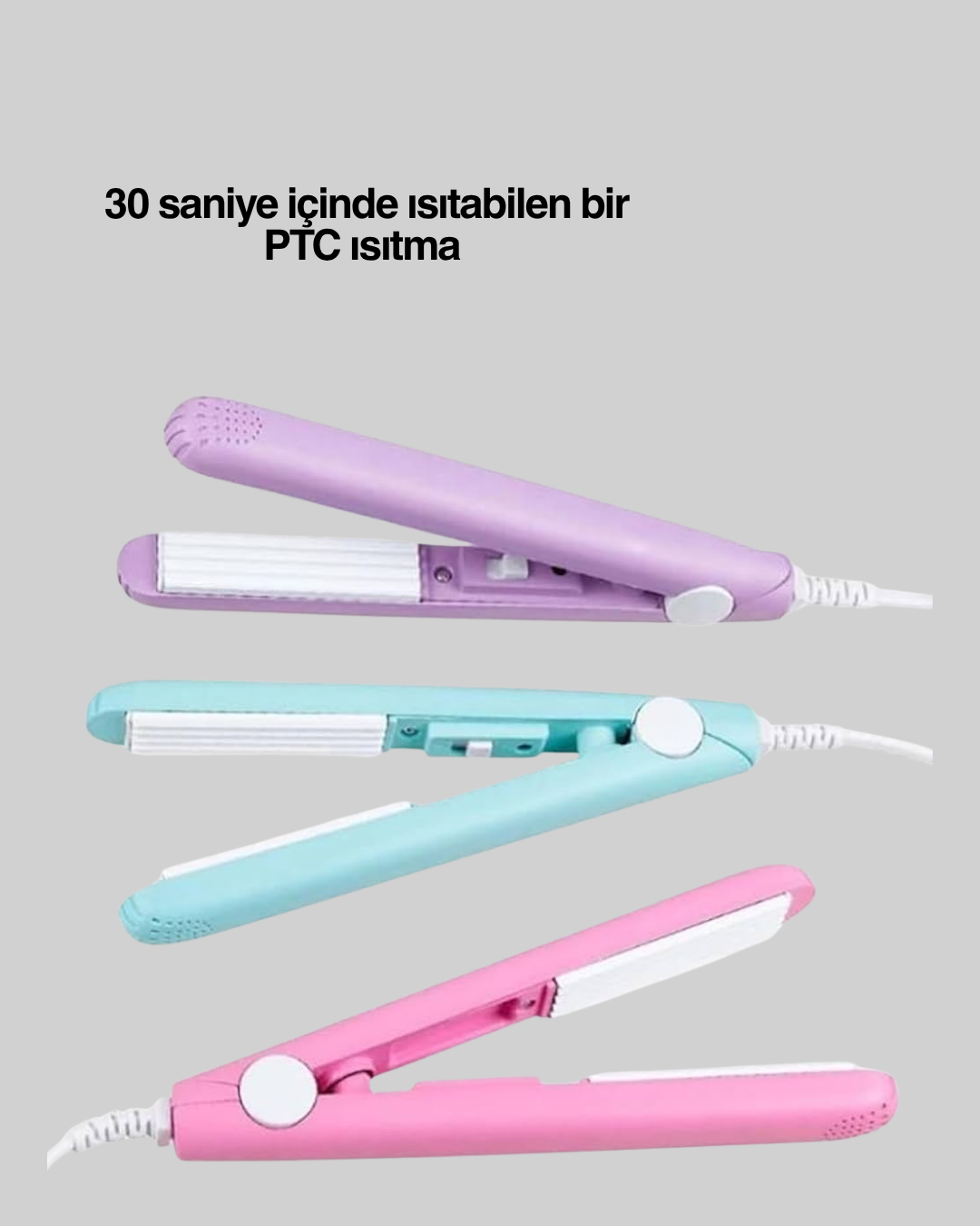 Hafif ve Taşınabilir Seramik Kısa Saç Maşası – Seyahate Uygun Ergonomik ve Güvenli Tasarım Yeni Nesil