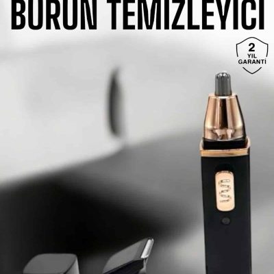 Seyahat Tipi Mini Taşınabilir Siyah Burun Kulak Yanak Kıl ve Tüy Temizleme Makinesi