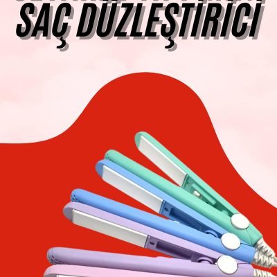 Seyahat Tipi Taşınabilir Saç Düzleştirici Saç Şekillendirici Yüksek Isı Ayarlı