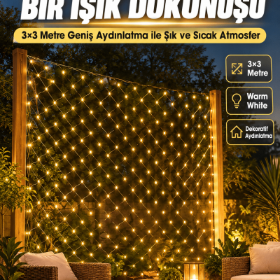 Sıcak Gün Işığı LED ile Geniş Alanlarda Göz Alıcı Dekorasyon