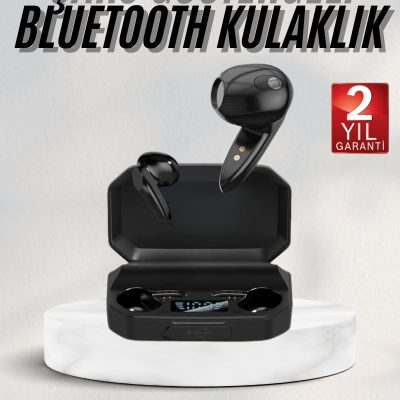 Siyah Profesyonel Kulaklık HD Mikrofonlu Çağrı Cevaplayabilen