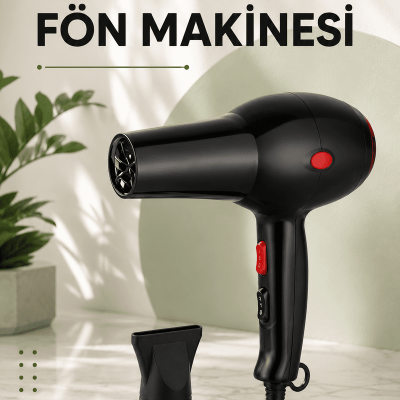 Soğuk ve Sıcak Üfleme Özellikli AC Motorlu Saç Kurutma Makinesi