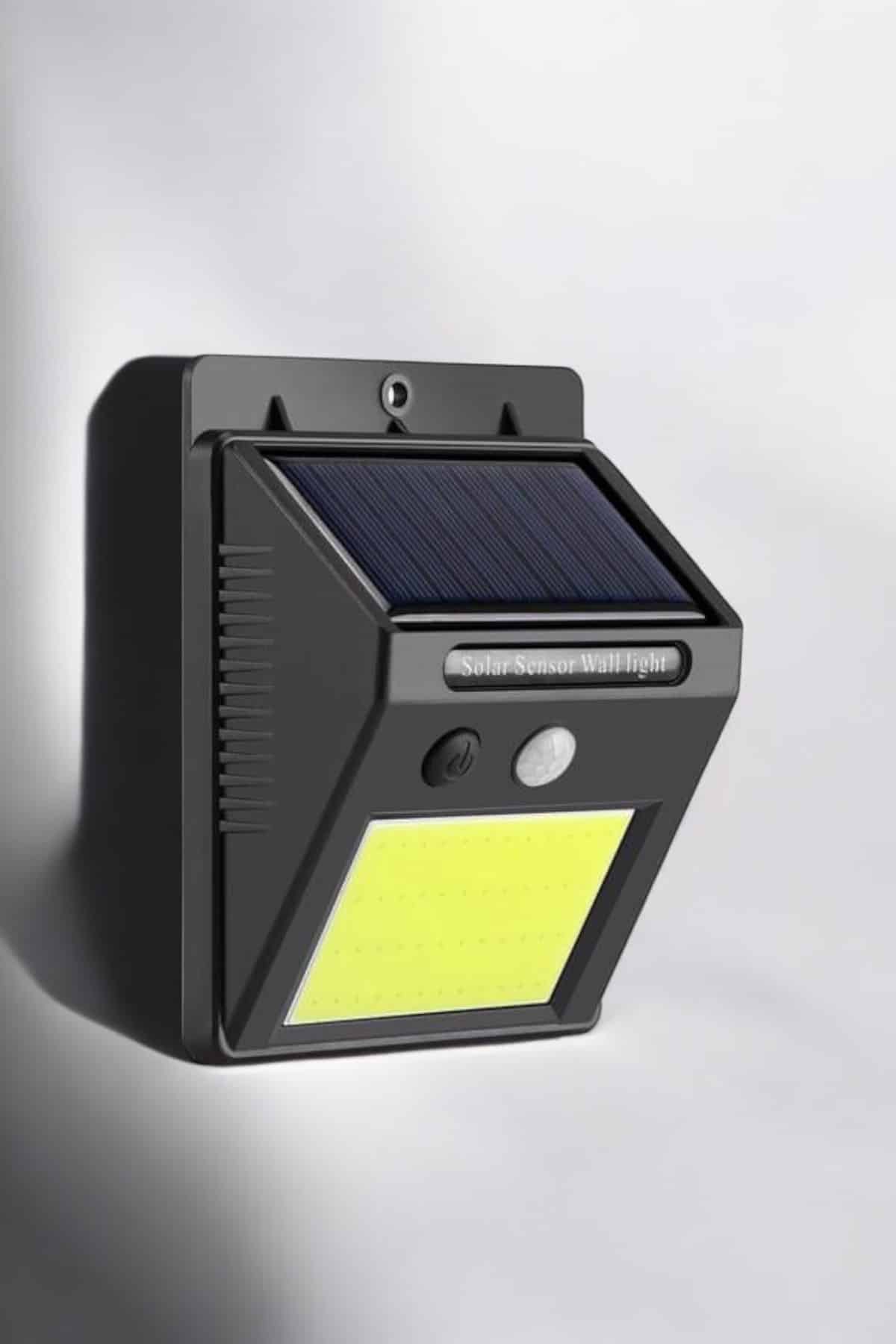 Solar Güneş Enerji Panelli Sensörlü Lamba Enerji Tasarruflu