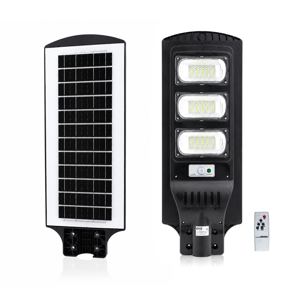 Solar Sokak Lambası 300W 6500K Sensörlü Kumandalı