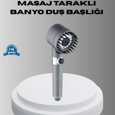 Spa Etkili Masaj Uçlu Duş Başlığı Ergonomik Tasarım