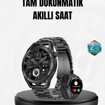 Spor ve Sağlık Takip Özellikli Akıllı Saat – Kalp Atış, Uyku ve Adım Ölçer Fonksiyonlu