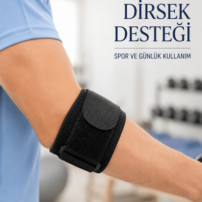 Sporcu Dirsek Bandı Tenisçi Golfçü Dirseği İçin Epikondilit Bandajı
