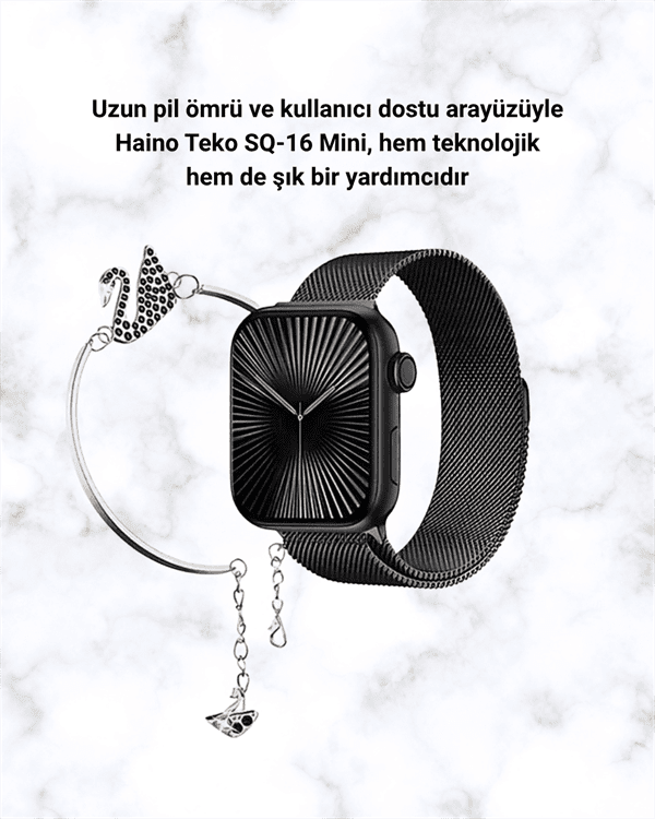 SQ-16 Mini Series 10 Akıllı Saat – 3 Kordon + Hediye Bileklik