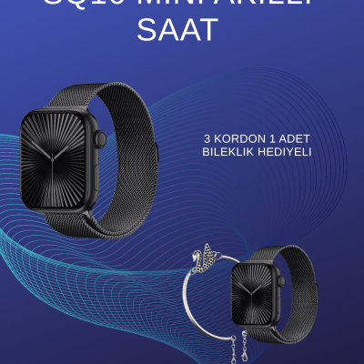 SQ-16 Mini Series 10 Akıllı Saat | Spor Modları, Bildirim ve Müzik Kontrolü