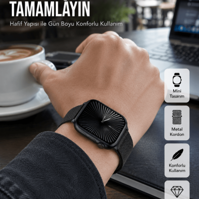 SQ-16 Mini Series 10 – Dokunmatik Akıllı Saat | Kalp Ritmi, SpO2, Uyku Takibi